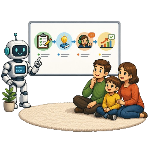 A LumiQ learning journey from consultation to exam readiness